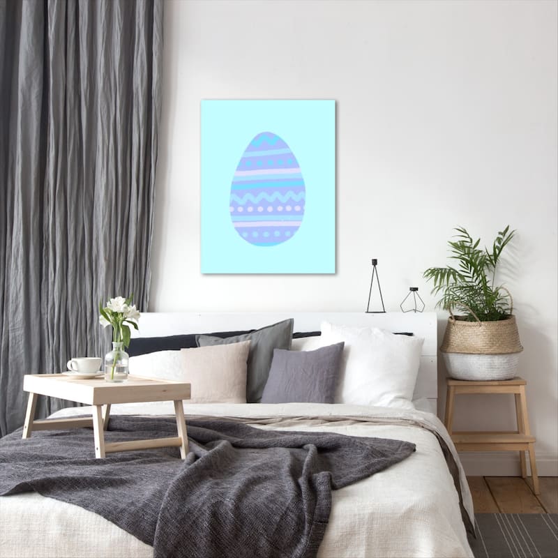 Easter Egg by Ella Seymour Design Wrapped Canvas Wall Art